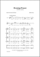 Evening Prayer SATB choral sheet music cover